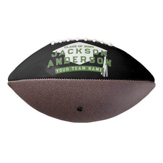 Klasse van 2025  Foto Keepsake Zwart American Football (Gedraaid 270)