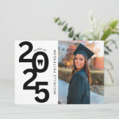 Klasse van 2025 Foto Tandheelkundige School Afstud Kaart (Staand voorkant)