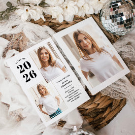 Klasse van 2025 | Foto zwart-wit Afstudeerder Part Kaart