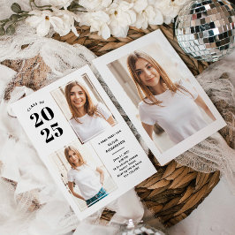 Klasse van 2025 | Foto zwart-wit Afstudeerder Part Kaart