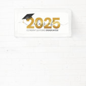 Klasse van 2025 Gefeliciteerd Afgestudeerden Spandoek (Insitu)