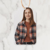 Klasse van 2025 Gefeliciteerd Foto Afstuderen Cadeaulabels (Achterkant)