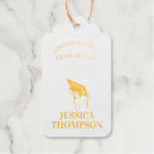 Klasse van 2025 Gefeliciteerd Foto Afstuderen Cadeaulabels (Voorkant)