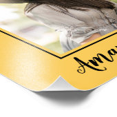 Klasse van 2025 Gele foto Afstuderen Afdruk (Hoek)