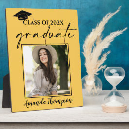 Klasse van 2025 Gele foto Afstuderen Fotoplaat
