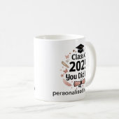 Klasse van 2025 - Gepersonaliseerde Afstuderen Mok (Voorkant rechts)