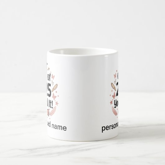 Klasse van 2025 - Gepersonaliseerde Afstuderen Mok (Center)