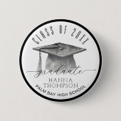 Klasse van 2025 Graduation Party Afstuderen Ronde Button 5,7 Cm (Voorkant)