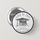 Klasse van 2025 Graduation Party Afstuderen Ronde Button 5,7 Cm (Voorkant /achterkant)