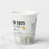 Klasse van 2025 Graduation Party Foto Papieren Bekers (Achterkant)