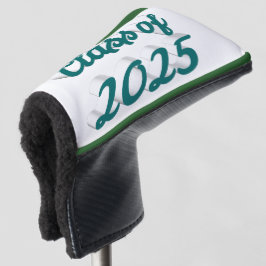 Klasse van 2025 groen script afstuderen golfheadcover
