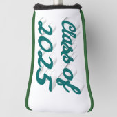 Klasse van 2025 groen script afstuderen golfheadcover (Draai 90)
