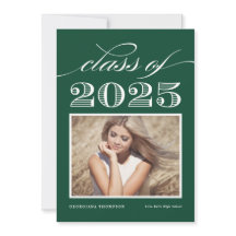  Klasse van 2025 Groene Foto Afstuderen