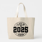 Klasse van 2025 Grote Canvas tas (Achterkant)