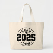 Klasse van 2025 Grote Canvas tas (Voorkant)