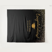 Klasse van 2025 High School Afstuderen Achtergrond Wandkleed (Voorkant (horizontaal))