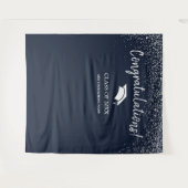 Klasse van 2025 High School Afstuderen Achtergrond Wandkleed (Voorkant (horizontaal))