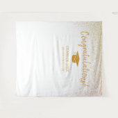 Klasse van 2025 High School Afstuderen Achtergrond Wandkleed (Voorkant (horizontaal))