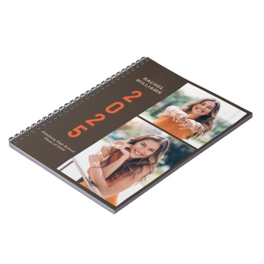 Klasse van 2025 High School Afstuderen Notitieboek (Linkerzijde)