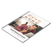 Klasse van 2025 High School Afstuderen Notitieboek (Linkerzijde)