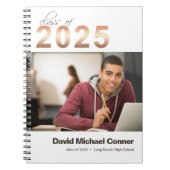 Klasse van 2025 High School Afstuderen Notitieboek (Voorkant)