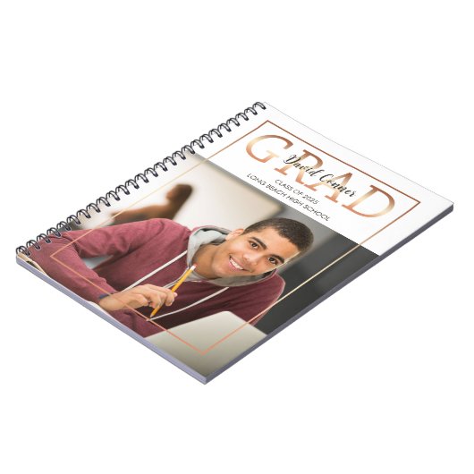 Klasse van 2025 High School Afstuderen Notitieboek (Linkerzijde)