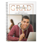Klasse van 2025 High School Afstuderen Notitieboek (Voorkant)