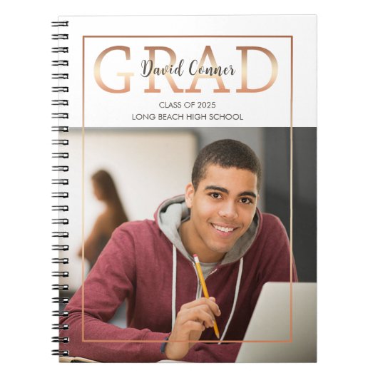 Klasse van 2025 High School Afstuderen Notitieboek (Voorkant)