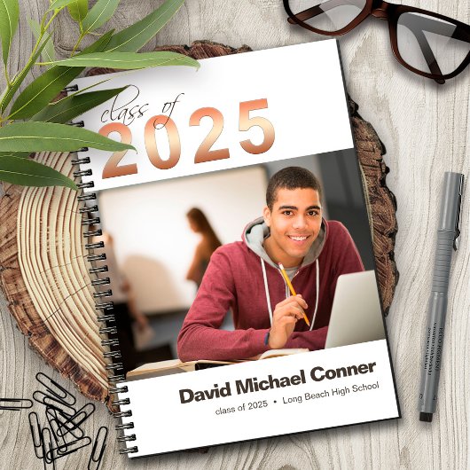 Klasse van 2025 High School Afstuderen Notitieboek
