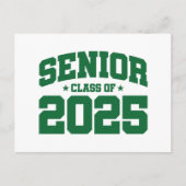 Klasse van 2025 High School Afstuderen Senior 2025 Briefkaart (Voorkant)