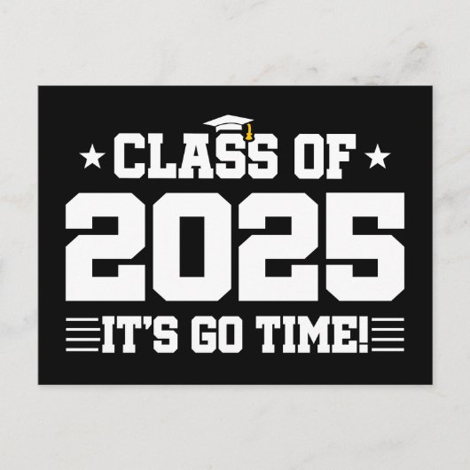 Klasse van 2025 High School Afstuderen Senior 2025 Briefkaart (Voorkant)