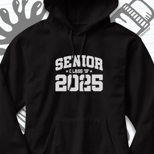 Klasse van 2025 High School Afstuderen Senior 2025 Hoodie