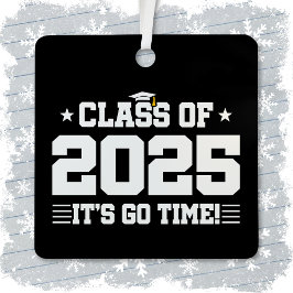 Klasse van 2025 High School Afstuderen Senior 2025 Metalen Ornament