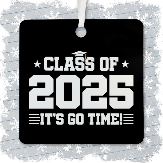 Klasse van 2025 High School Afstuderen Senior 2025 Metalen Ornament