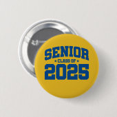 Klasse van 2025 High School Afstuderen Senior 2025 Ronde Button 5,7 Cm (Voorkant /achterkant)