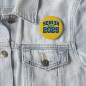 Klasse van 2025 High School Afstuderen Senior 2025 Ronde Button 5,7 Cm (In situ)