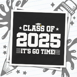 Klasse van 2025 High School Afstuderen Senior 2025 Servet