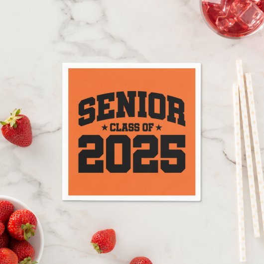 Klasse van 2025 High School Afstuderen Senior 2025 Servet (Insitu)