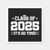 Klasse van 2025 High School Afstuderen Senior 2025 Servet (Voorkant)