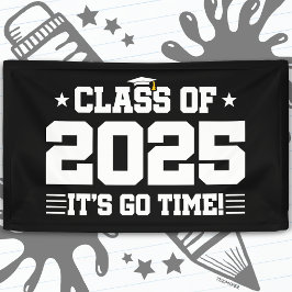 Klasse van 2025 High School Afstuderen Senior 2025 Spandoek