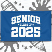 Klasse van 2025 High School Afstuderen Senior 2025 Spandoek