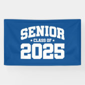 Klasse van 2025 High School Afstuderen Senior 2025 Spandoek (Horizontaal)