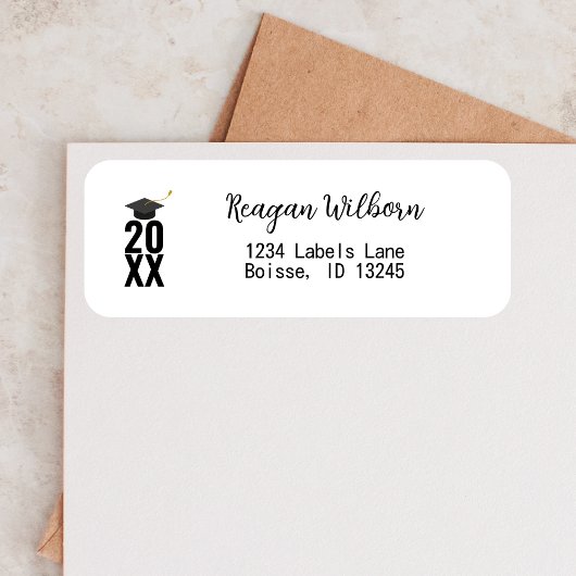 Klasse van 2025 High School College Graduation Afs Etiket