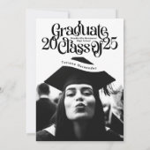 Klasse van 2025 HIGH SCHOOL gaan College GRADUATIO Aankondiging (Achterkant)