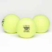 Klasse van 2025 High School Graduation party cadea Tennisballen (Multi)