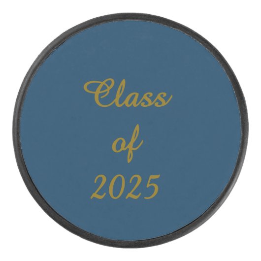 Klasse van 2025 hockey puck (Voorkant)