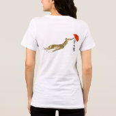 Klasse van 2025 Huidig Jaar Schattigee Giraffe Par Tri-Blend Shirt (Achterkant)