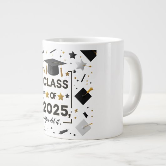 Klasse van 2025 Jumbo Afstuderen Mok (Voorkant rechts)