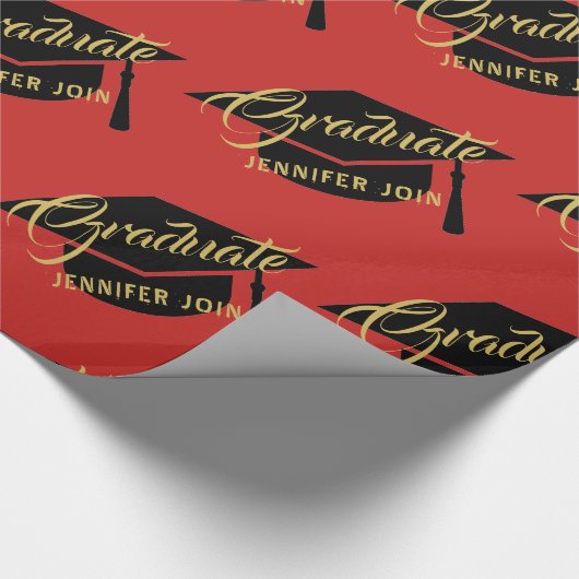 Klasse van 2025, Klasse van 2026 afstuderen Cadeaupapier (Hoek)