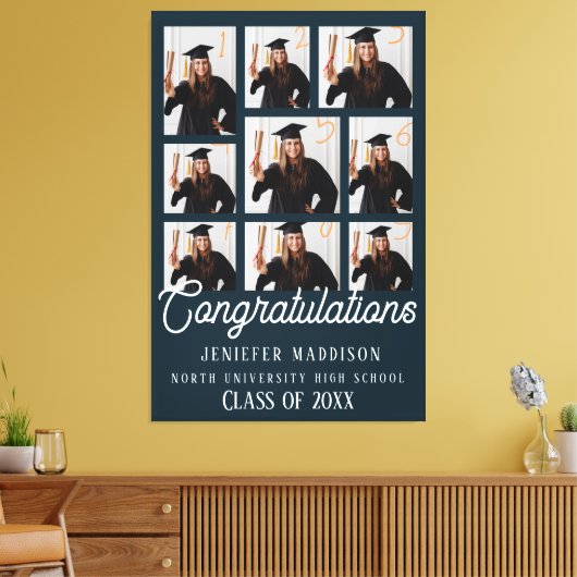 Klasse van 2025, Klasse van 2026 afstuderen Canvas Afdruk (Insitu (Woonkamer))